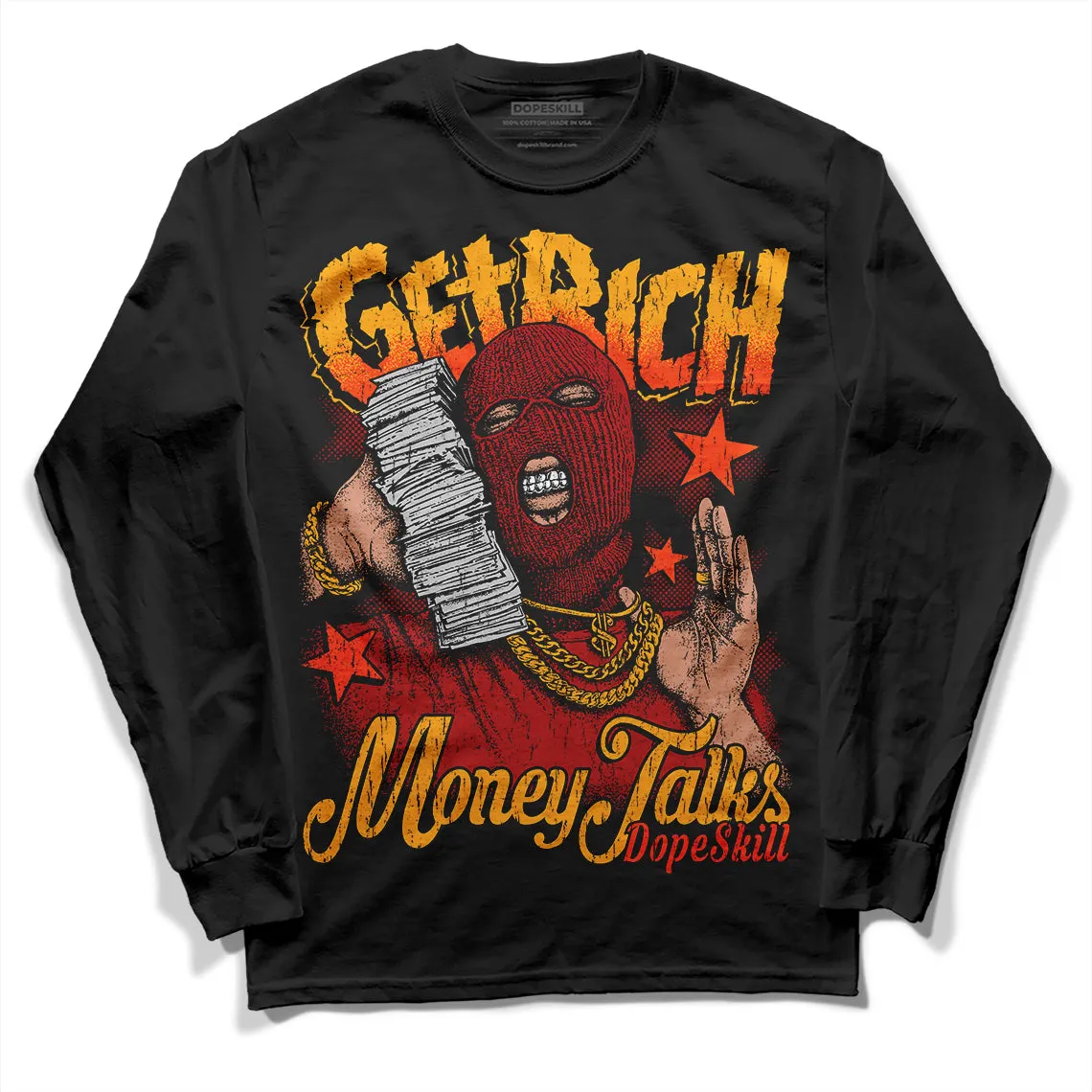 Cardinal 7s DopeSkill Long Sleeve T-Shirt Get Rich Graphic sold by DopeSkill product image thumbnail 2