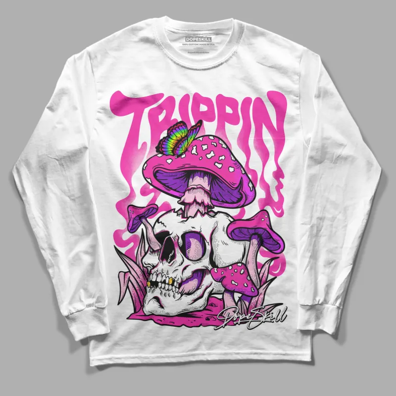 Pink Collection DopeSkill Long Sleeve T-Shirt Trippin Graphic sold by DopeSkill