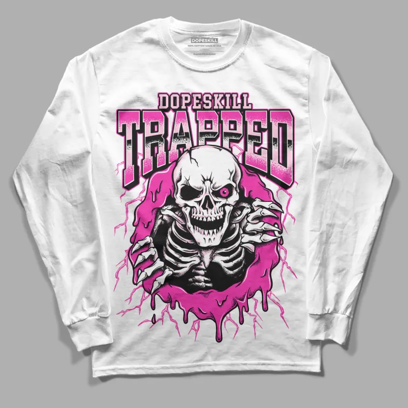 Pink Collection DopeSkill Long Sleeve T-Shirt Trapped Halloween Graphic sold by DopeSkill