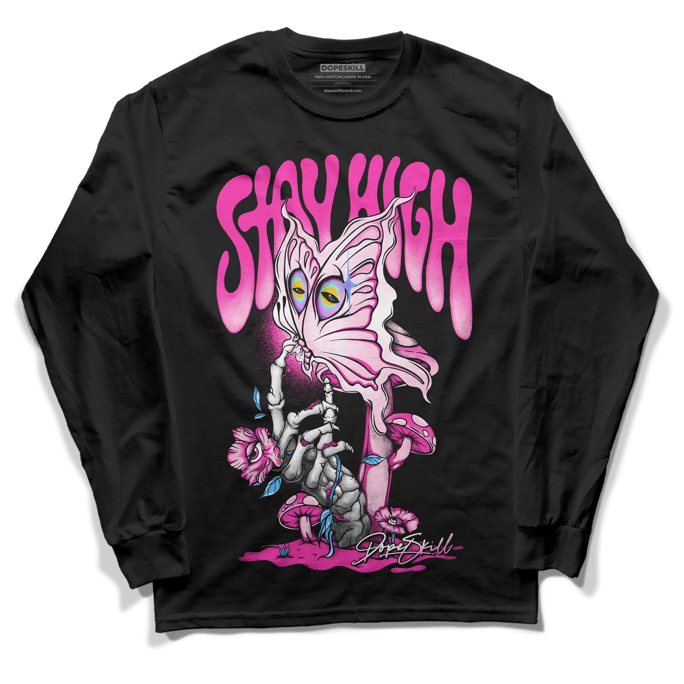 Pink Collection DopeSkill Long Sleeve T-Shirt Stay High Graphic sold by DopeSkill product image thumbnail 2