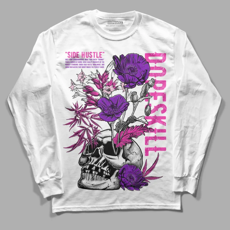 Pink Collection DopeSkill Long Sleeve T-Shirt Side Hustle Graphic sold by DopeSkill