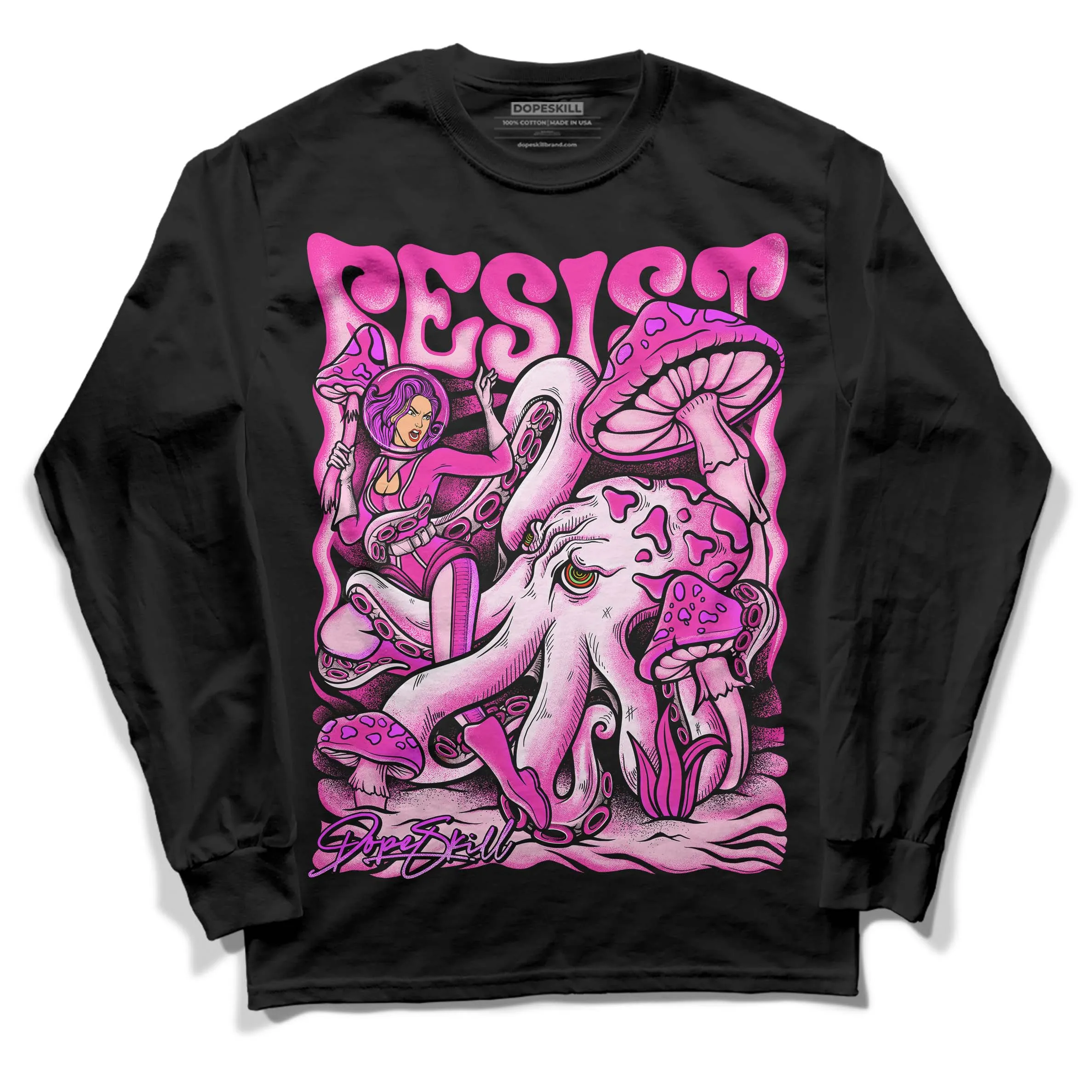 Pink Collection DopeSkill Long Sleeve T-Shirt Resist Graphic sold by DopeSkill product image thumbnail 2