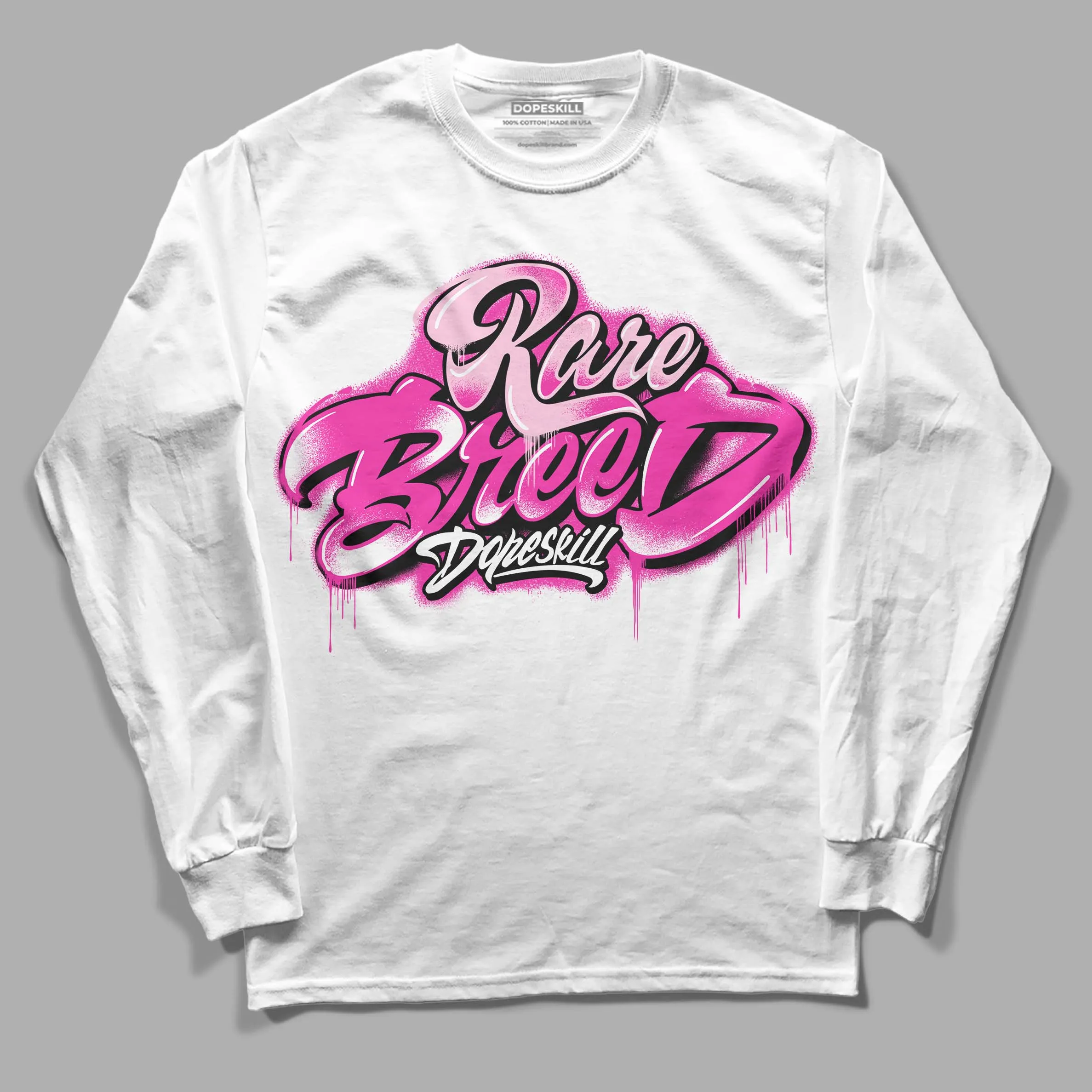 Pink Collection DopeSkill Long Sleeve T-Shirt Rare Breed Type Graphic sold by DopeSkill