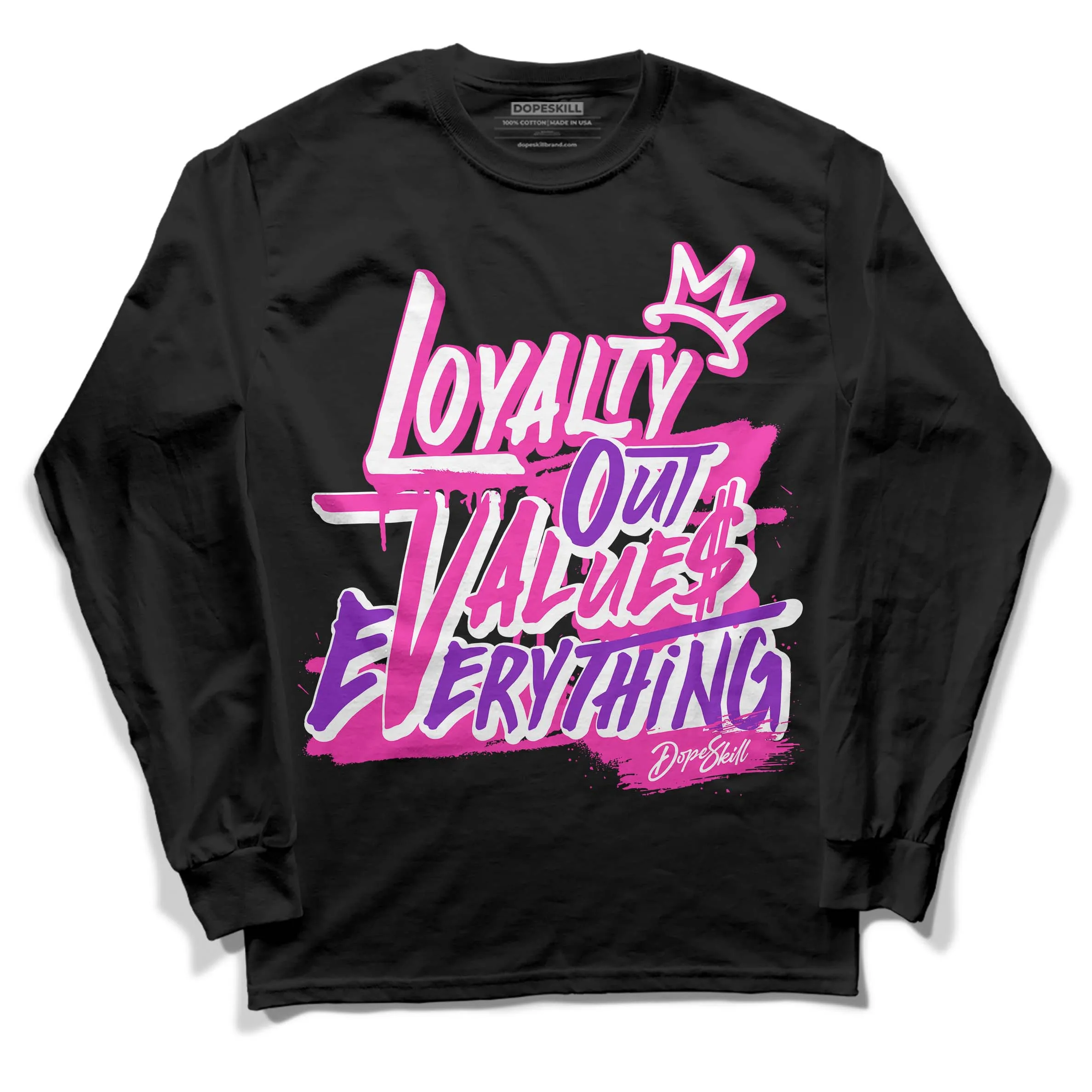Pink Collection DopeSkill Long Sleeve T-Shirt LOVE Graphic sold by DopeSkill product image thumbnail 2