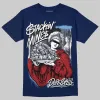 Midnight Navy 1s DopeSkill Navy T-shirt Stackin Mines Graphic sold by DopeSkill
