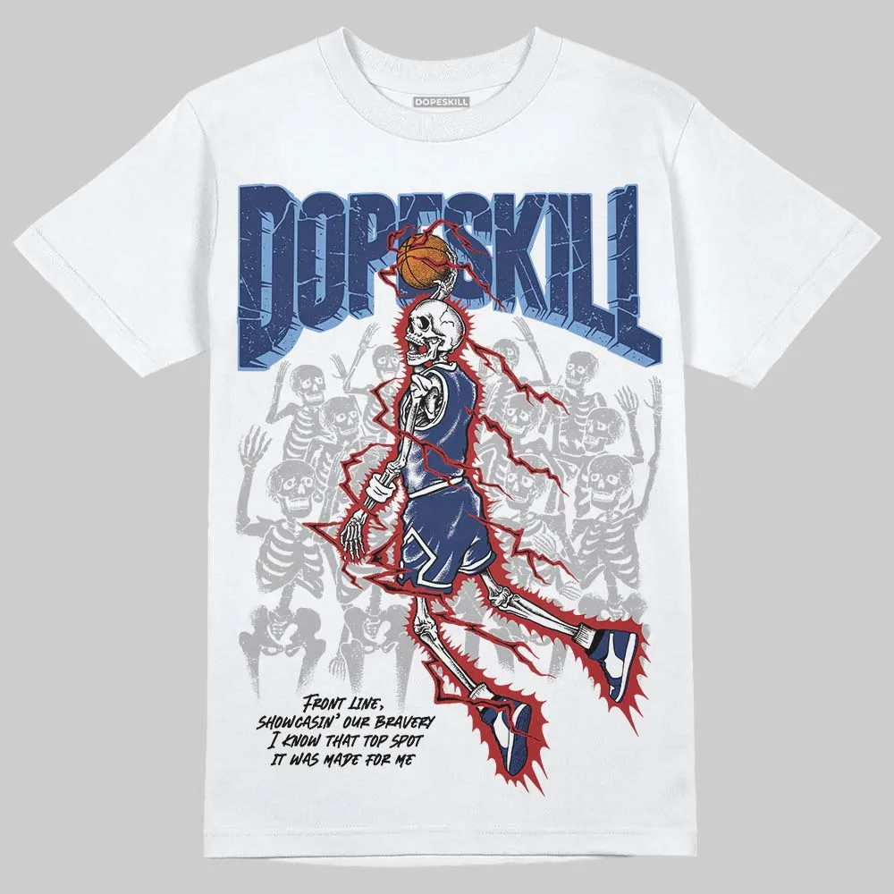 Midnight Navy 1s DopeSkill T-Shirt Thunder Dunk Graphic sold by DopeSkill