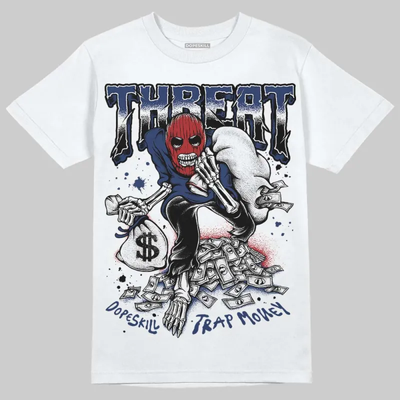Midnight Navy 1s DopeSkill T-Shirt Threat Graphic sold by DopeSkill