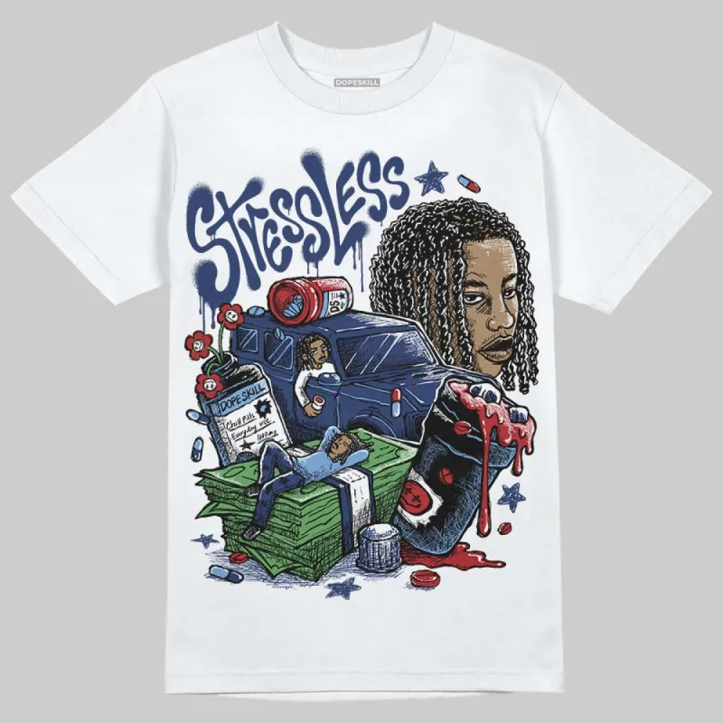 Midnight Navy 1s DopeSkill T-Shirt Stressless Graphic sold by DopeSkill