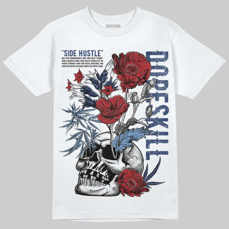 Midnight Navy 1s DopeSkill T-Shirt Side Hustle Graphic sold by DopeSkill