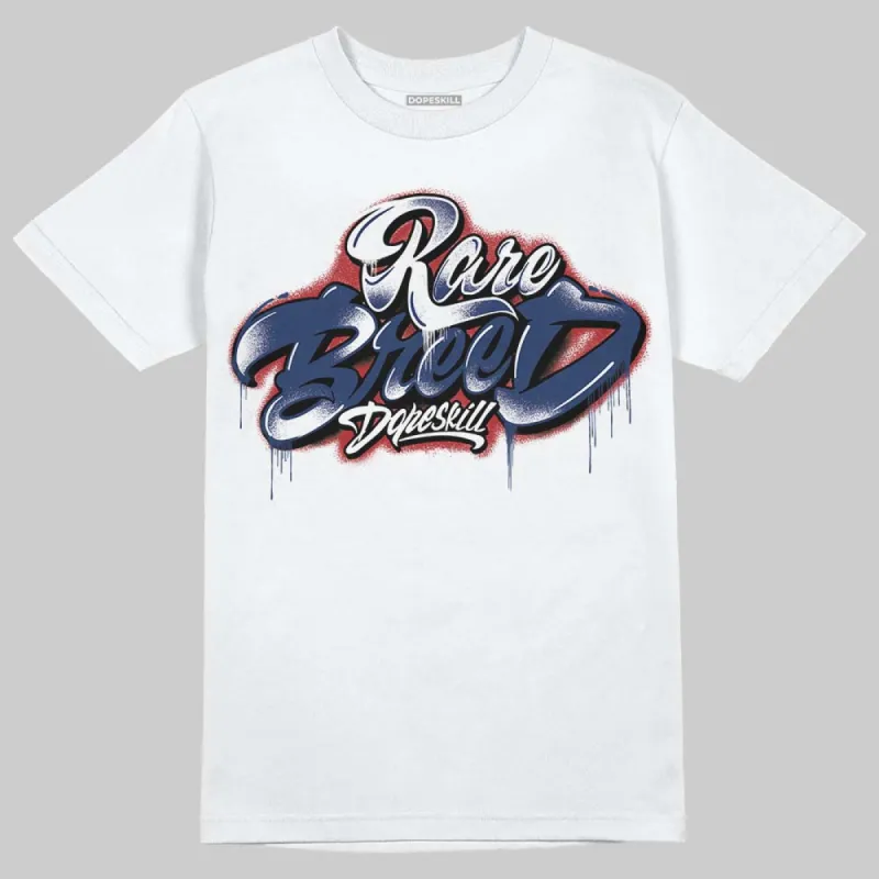 Midnight Navy 1s DopeSkill T-Shirt Rare Breed Type Graphic sold by DopeSkill