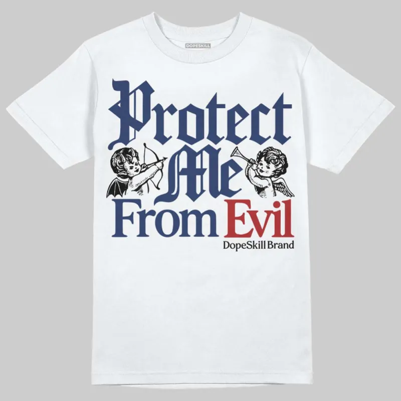 Midnight Navy 1s DopeSkill T-Shirt Protect Me From Evil Graphic sold by DopeSkill