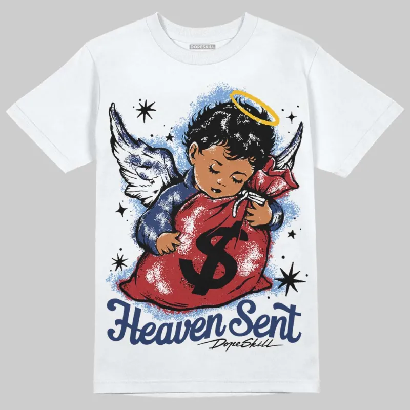 Midnight Navy 1s DopeSkill T-Shirt Heaven Sent Graphic sold by DopeSkill