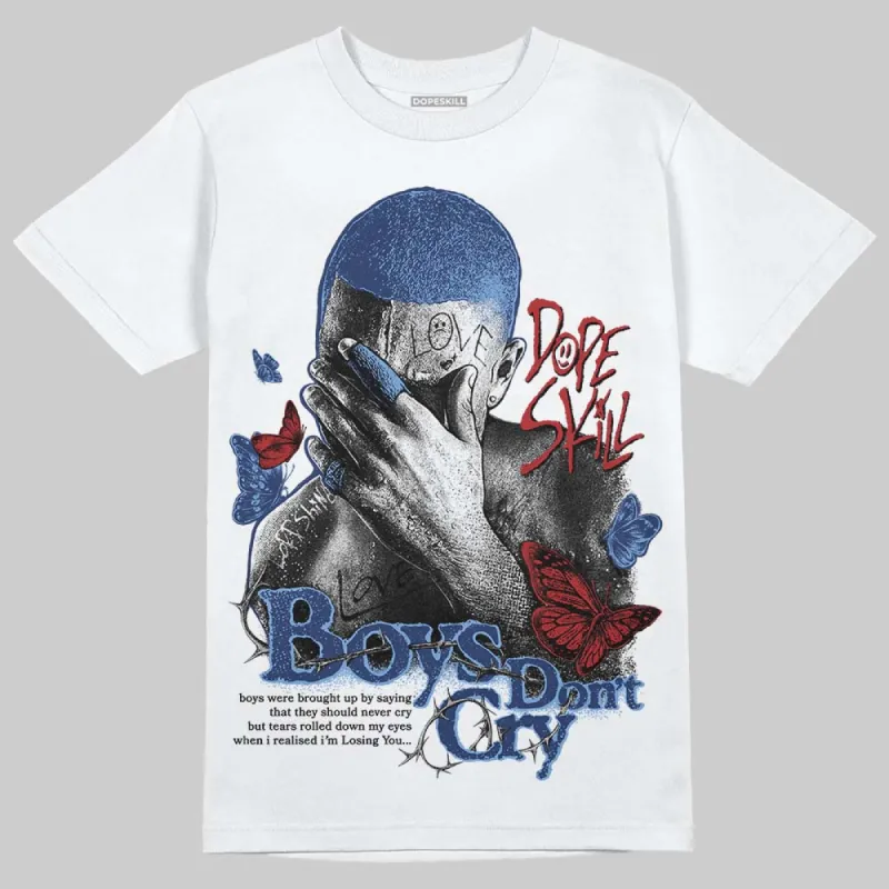 Midnight Navy 1s DopeSkill T-Shirt Boys Don't Cry Graphic sold by DopeSkill