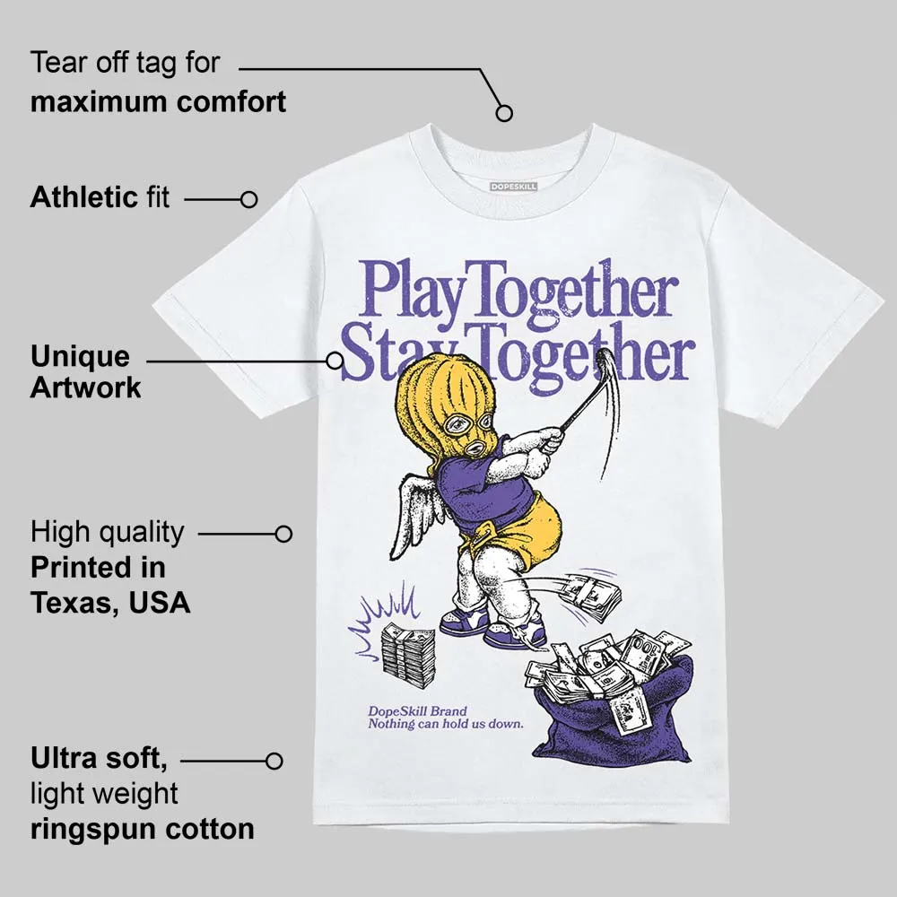 Kobe 8 Protro Lakers Home DopeSkill T-Shirt Play together, Stay together Graphic sold by DopeSkill product image thumbnail 3