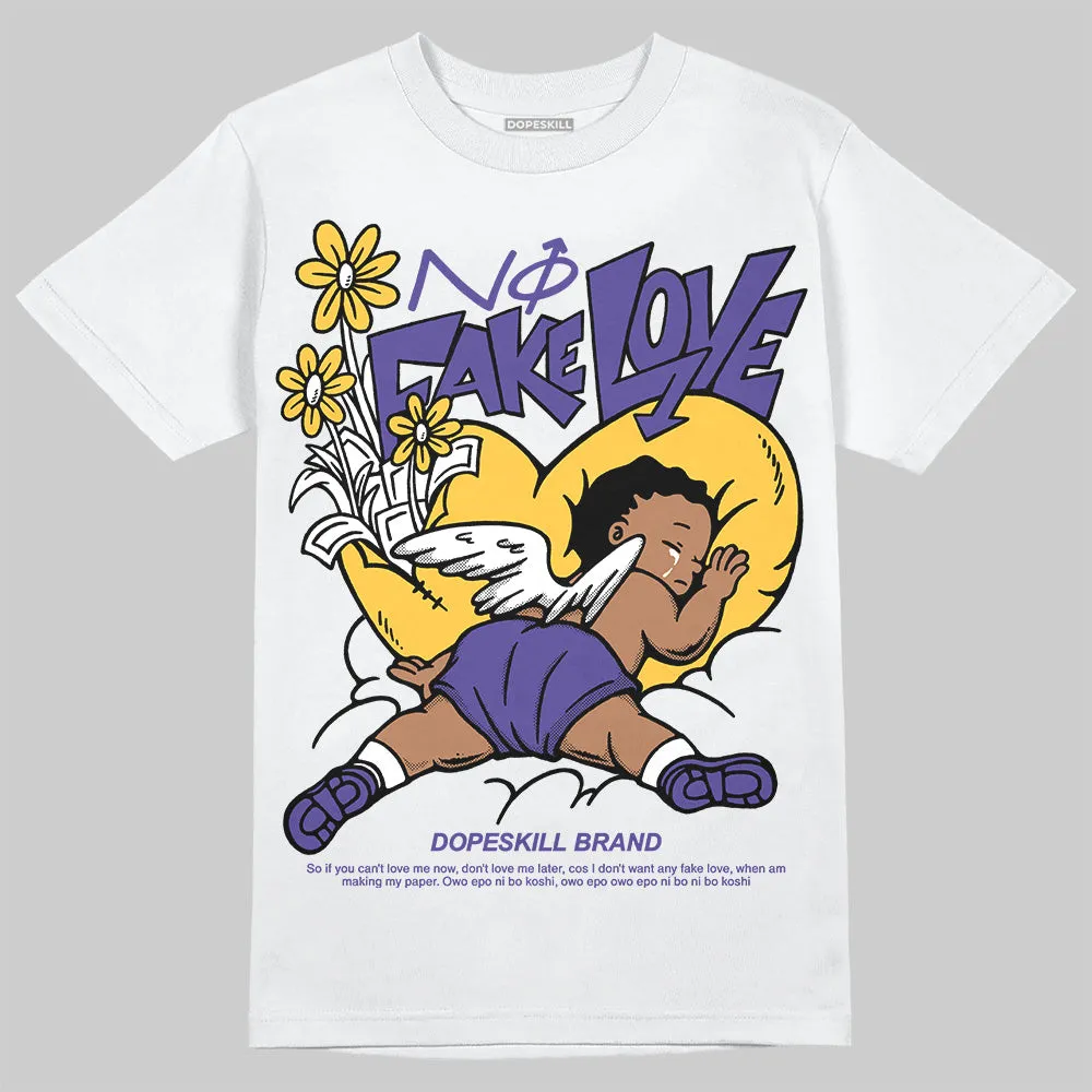 Kobe 8 Protro Lakers Home DopeSkill T-Shirt No Fake Love Graphic sold by DopeSkill