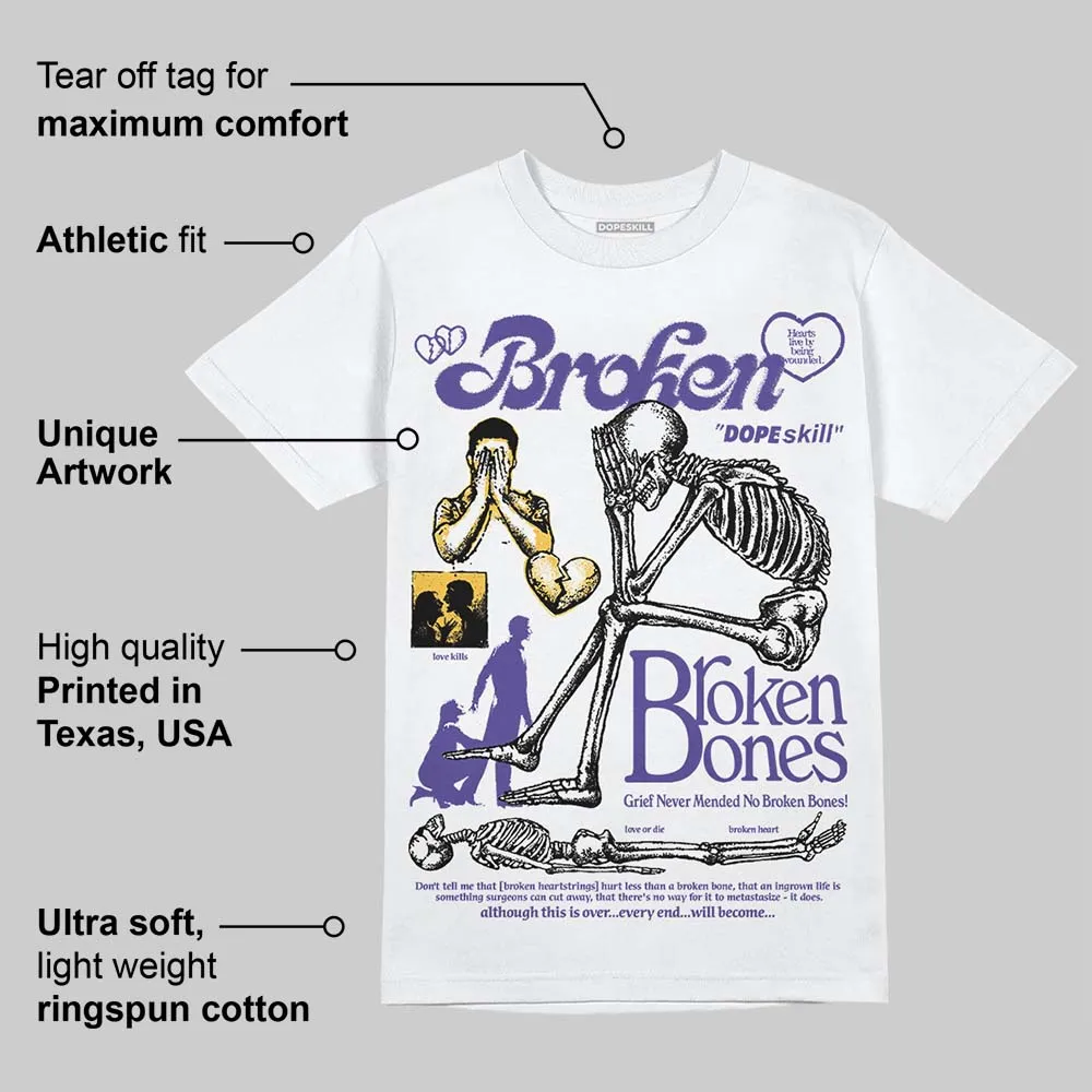 Kobe 8 Protro Lakers Home DopeSkill T-Shirt Broken Bones Graphic sold by DopeSkill product image thumbnail 3