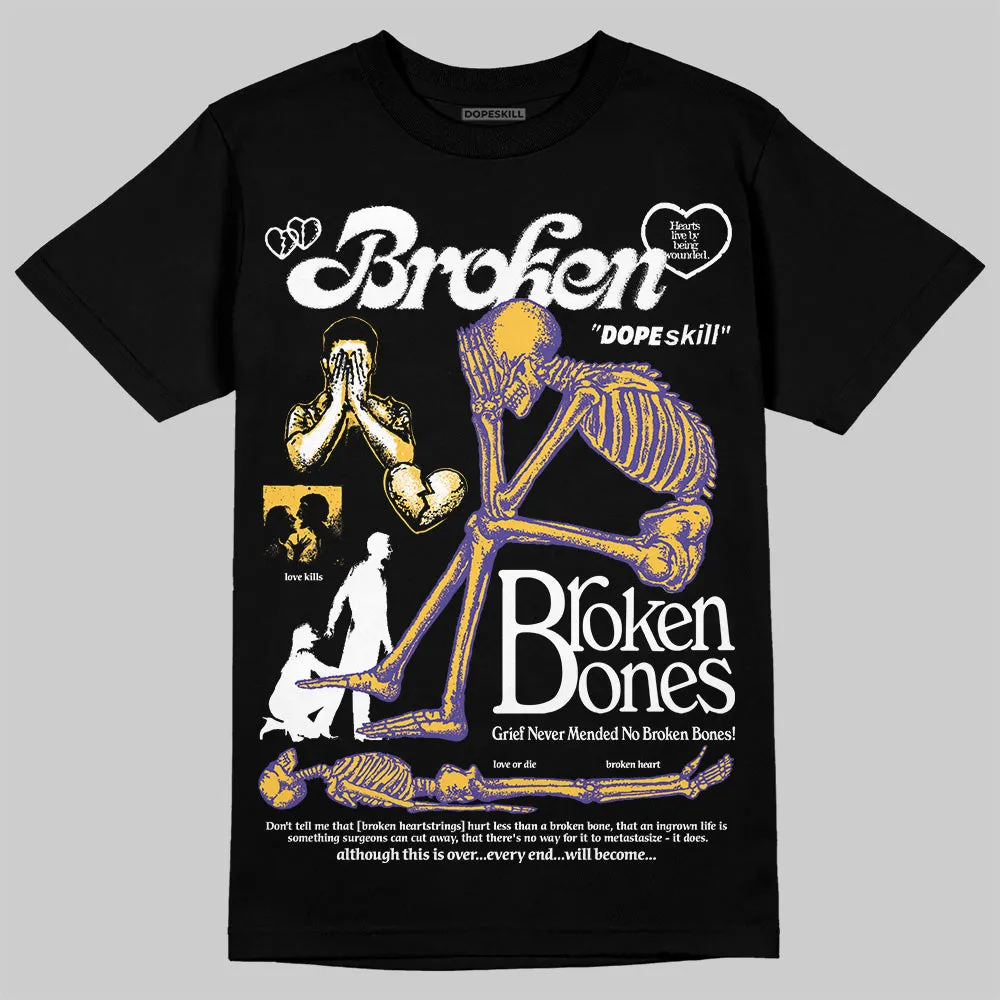 Kobe 8 Protro Lakers Home DopeSkill T-Shirt Broken Bones Graphic sold by DopeSkill product image thumbnail 2