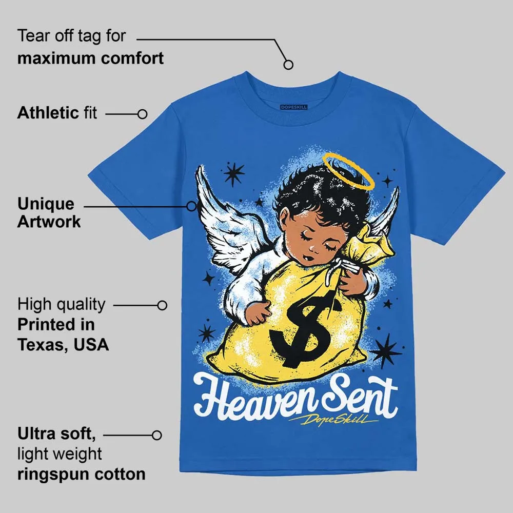 Foamposite One Dark Neon Royal DopeSkill Royal T-shirt Heaven Sent Graphic sold by DopeSkill product image thumbnail 2