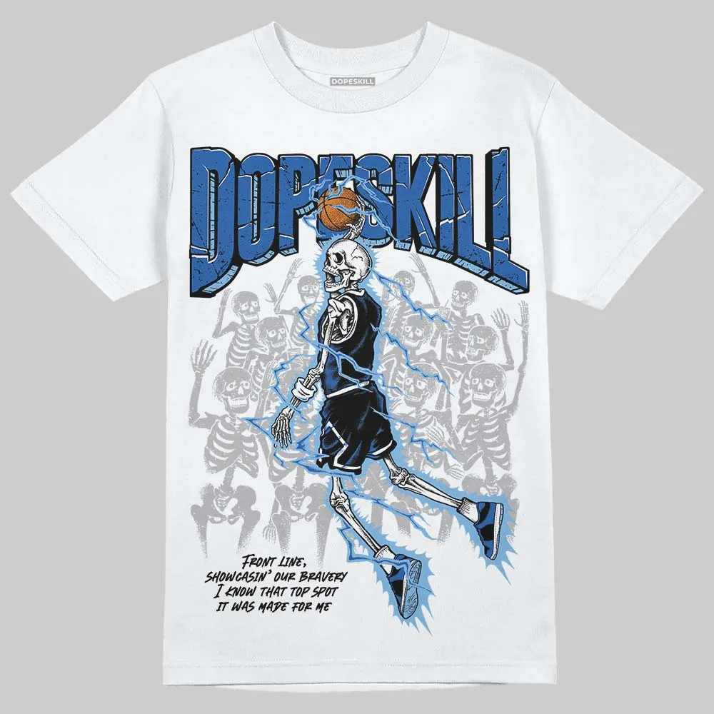 Foamposite One Dark Neon Royal DopeSkill T-Shirt Thunder Dunk Graphic sold by DopeSkill product image thumbnail 2