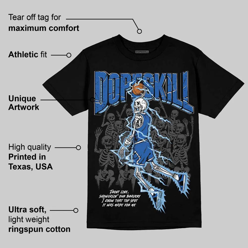 Foamposite One Dark Neon Royal DopeSkill T-Shirt Thunder Dunk Graphic sold by DopeSkill product image thumbnail 3