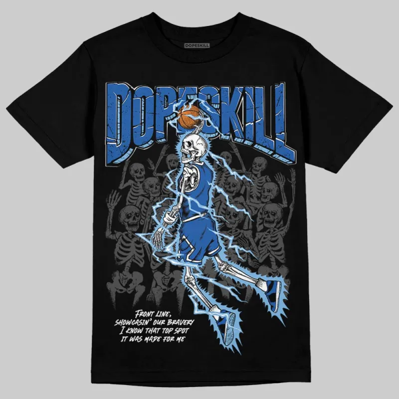 Foamposite One Dark Neon Royal DopeSkill T-Shirt Thunder Dunk Graphic sold by DopeSkill