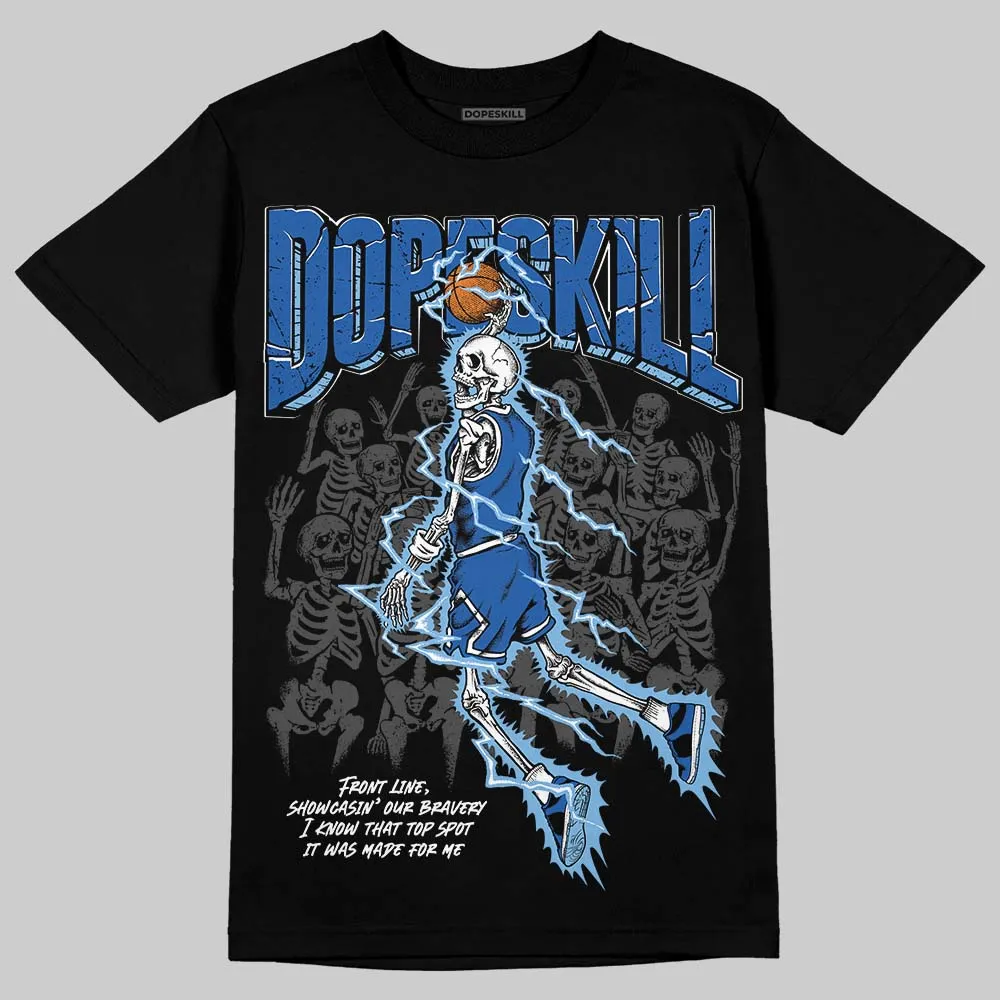 Foamposite One Dark Neon Royal DopeSkill T-Shirt Thunder Dunk Graphic sold by DopeSkill