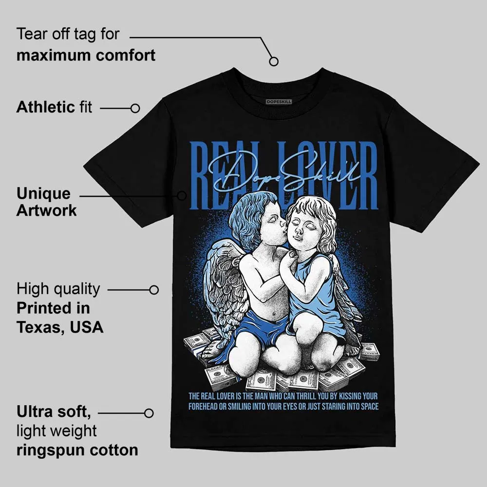 Foamposite One Dark Neon Royal DopeSkill T-Shirt Real Lover Graphic sold by DopeSkill product image thumbnail 3