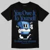 Foamposite One Dark Neon Royal DopeSkill T-Shirt Owe It To Yourself Graphic sold by DopeSkill