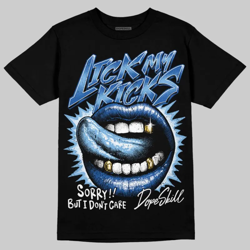 Foamposite One Dark Neon Royal DopeSkill T-Shirt Lick My Kicks Graphic sold by DopeSkill