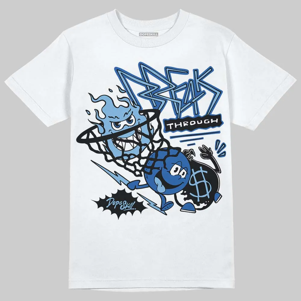 Foamposite One Dark Neon Royal DopeSkill T-Shirt Break Through Graphic sold by DopeSkill product image thumbnail 2