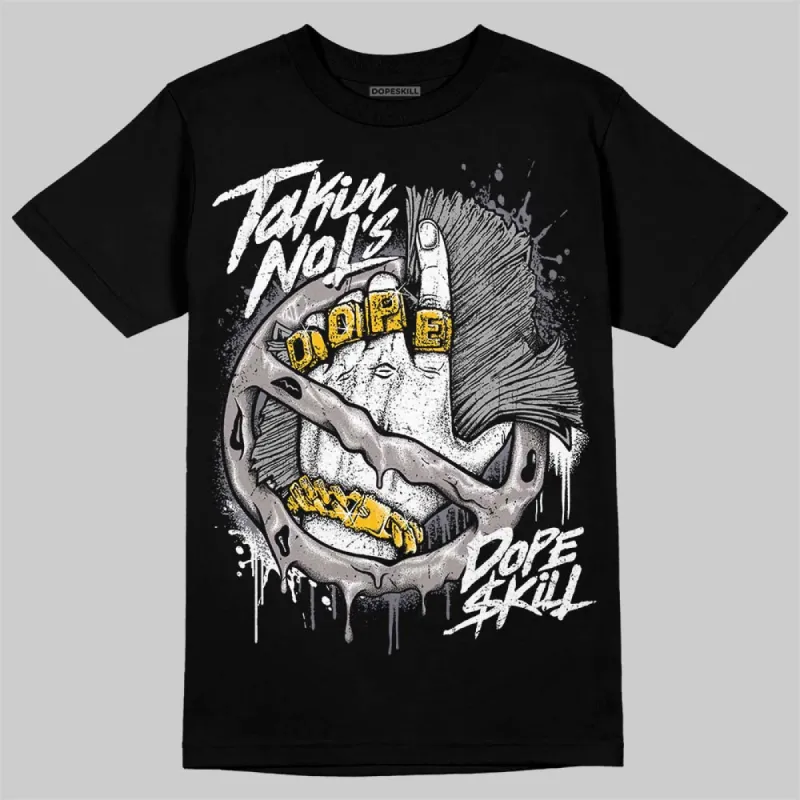 Leather Curb Sneakers White Anthracite DopeSkill T-Shirt Takin No L's Graphic sold by DopeSkill