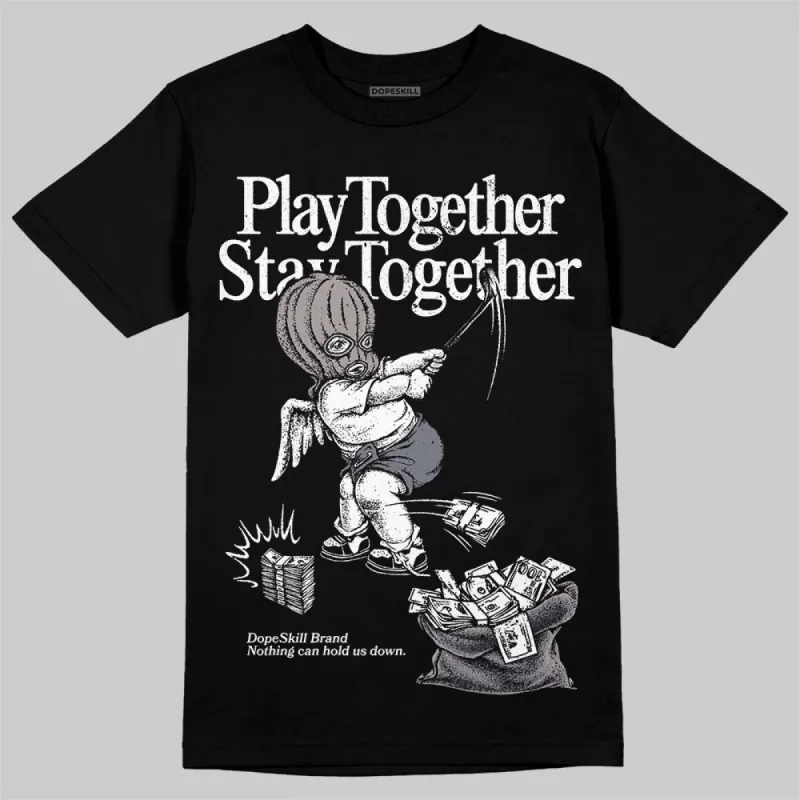 Leather Curb Sneakers White Anthracite DopeSkill T-Shirt Play together, Stay together Graphic sold by DopeSkill
