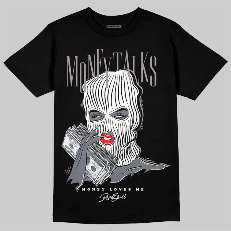 Leather Curb Sneakers White Anthracite DopeSkill T-Shirt Money Talks Graphic sold by DopeSkill