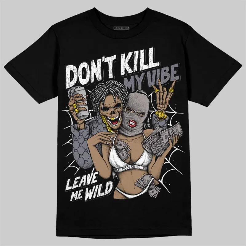 Leather Curb Sneakers White Anthracite DopeSkill T-Shirt Don't Kill My Vibe Graphic sold by DopeSkill