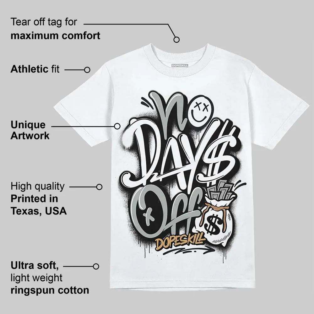 1906R ‘White Gold’ DopeSkill T-Shirt No Days Off Graphic sold by DopeSkill product image thumbnail 3
