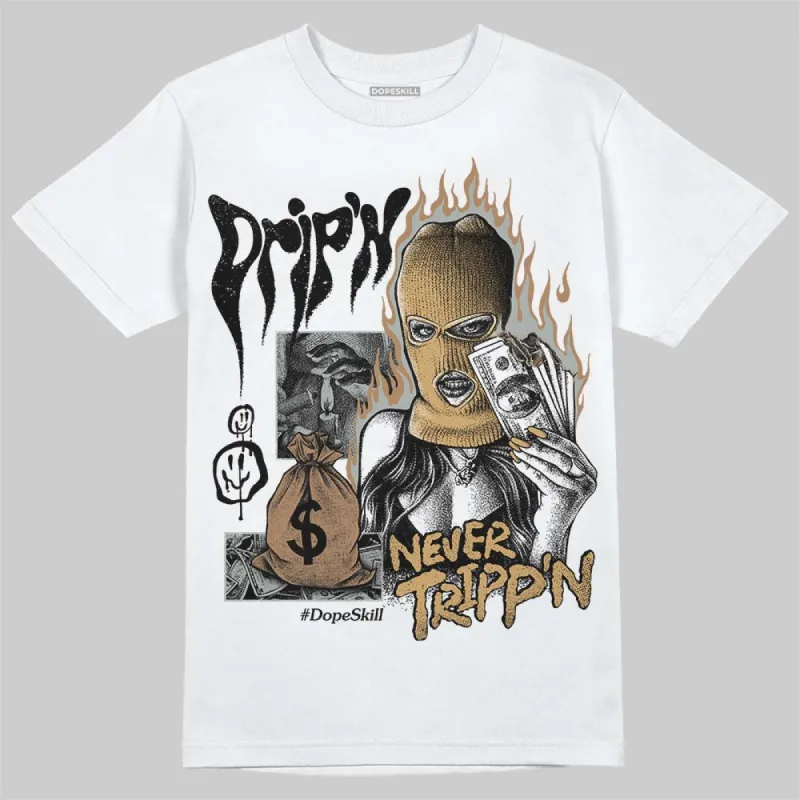 1906R ‘White Gold’ DopeSkill T-Shirt Drip'n Never Tripp'n Graphic sold by DopeSkill