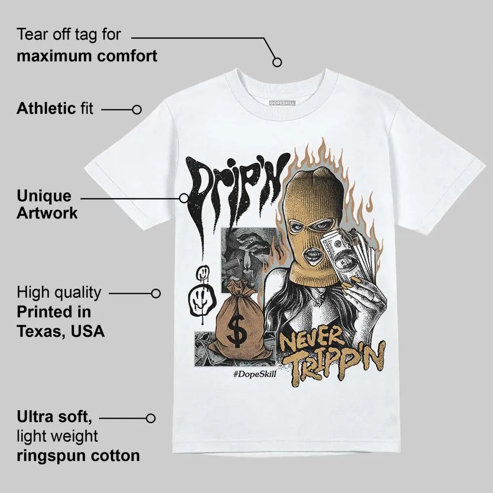 1906R ‘White Gold’ DopeSkill T-Shirt Drip'n Never Tripp'n Graphic sold by DopeSkill product image thumbnail 3