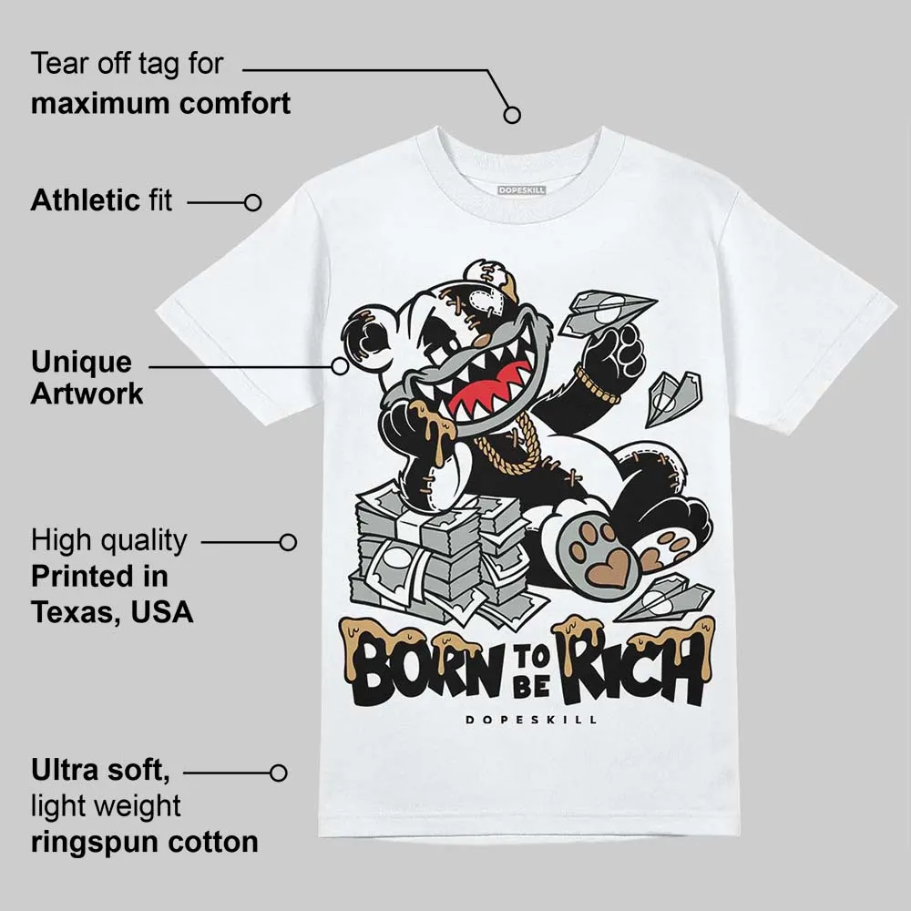 1906R ‘White Gold’ DopeSkill T-Shirt Born To Be Rich Graphic sold by DopeSkill product image thumbnail 3
