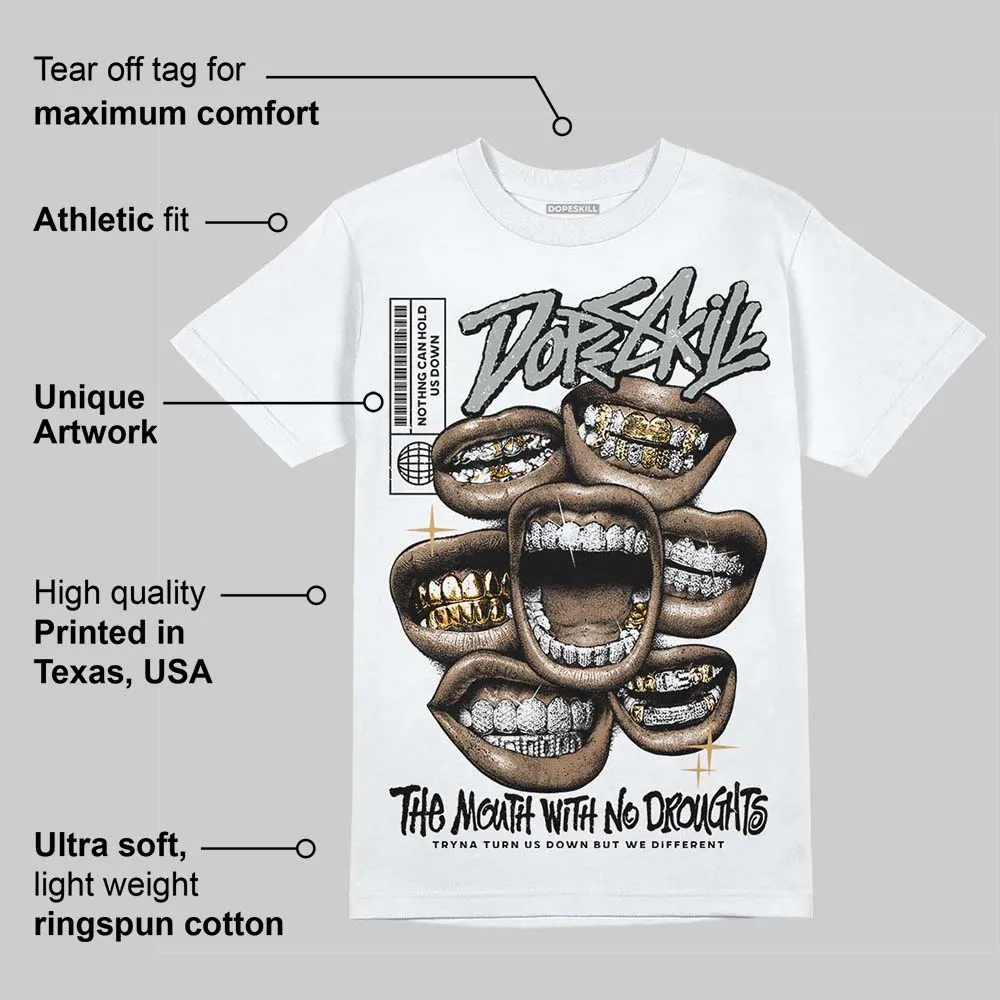 1906R ‘White Gold’ DopeSkill T-Shirt The Mouth With No Droughts Graphic sold by DopeSkill product image thumbnail 3