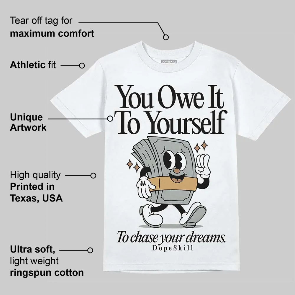 1906R ‘White Gold’ DopeSkill T-Shirt Owe It To Yourself Graphic sold by DopeSkill product image thumbnail 3