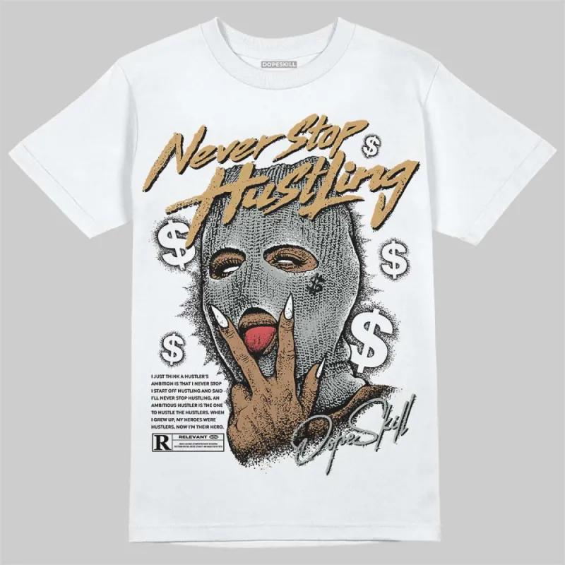 1906R ‘White Gold’ DopeSkill T-Shirt Never Stop Hustling Graphic sold by DopeSkill