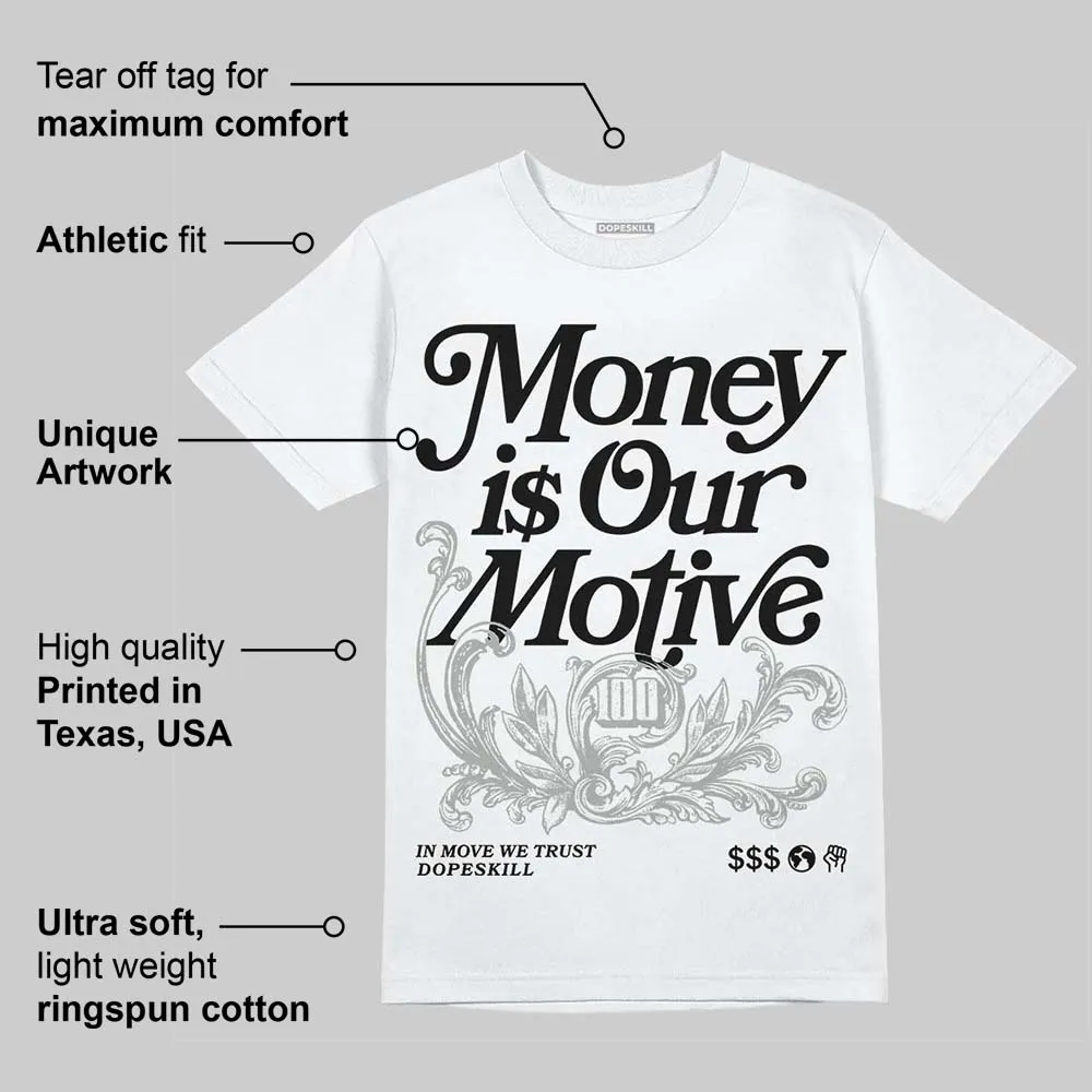 1906R ‘White Gold’ DopeSkill T-Shirt Money Is Our Motive Typo Graphic sold by DopeSkill product image thumbnail 3