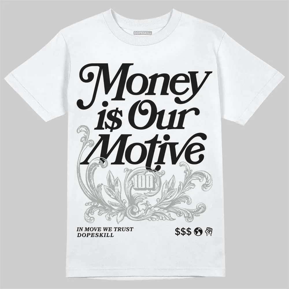1906R ‘White Gold’ DopeSkill T-Shirt Money Is Our Motive Typo Graphic sold by DopeSkill