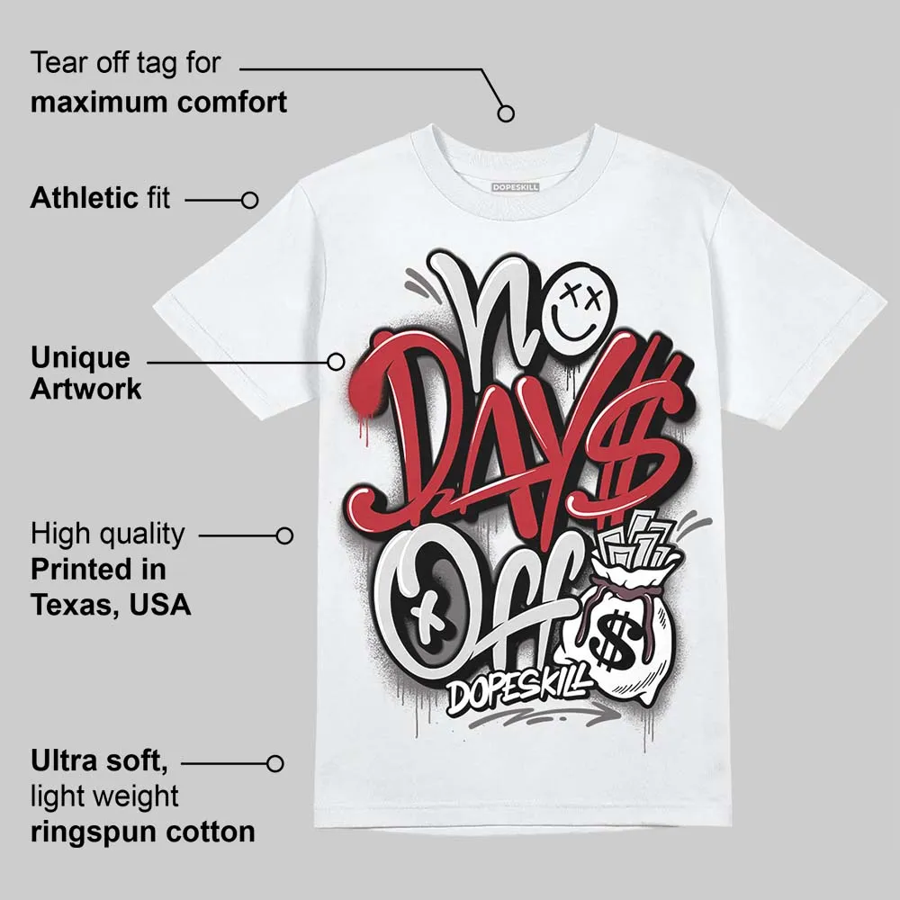 1906R NB Silver Classic Crimson DopeSkill T-Shirt No Days Off Graphic sold by DopeSkill product image thumbnail 3