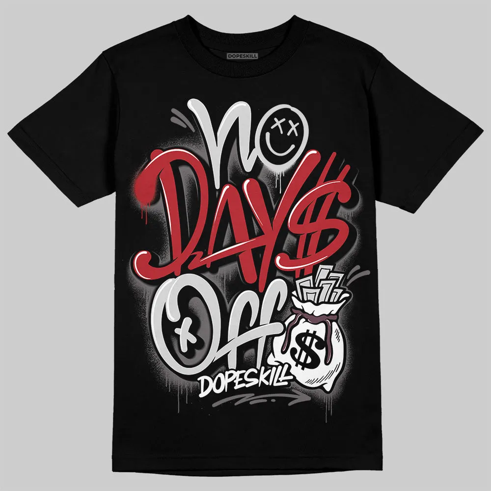 1906R NB Silver Classic Crimson DopeSkill T-Shirt No Days Off Graphic sold by DopeSkill product image thumbnail 2