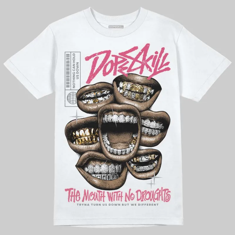 Gel Kayano 14 Pink Glo DopeSkill T-Shirt The Mouth With No Droughts Graphic sold by DopeSkill