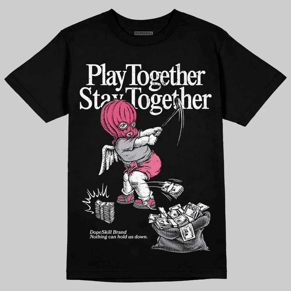 Gel Kayano 14 Pink Glo DopeSkill T-Shirt Play together, Stay together Graphic sold by DopeSkill product image thumbnail 2