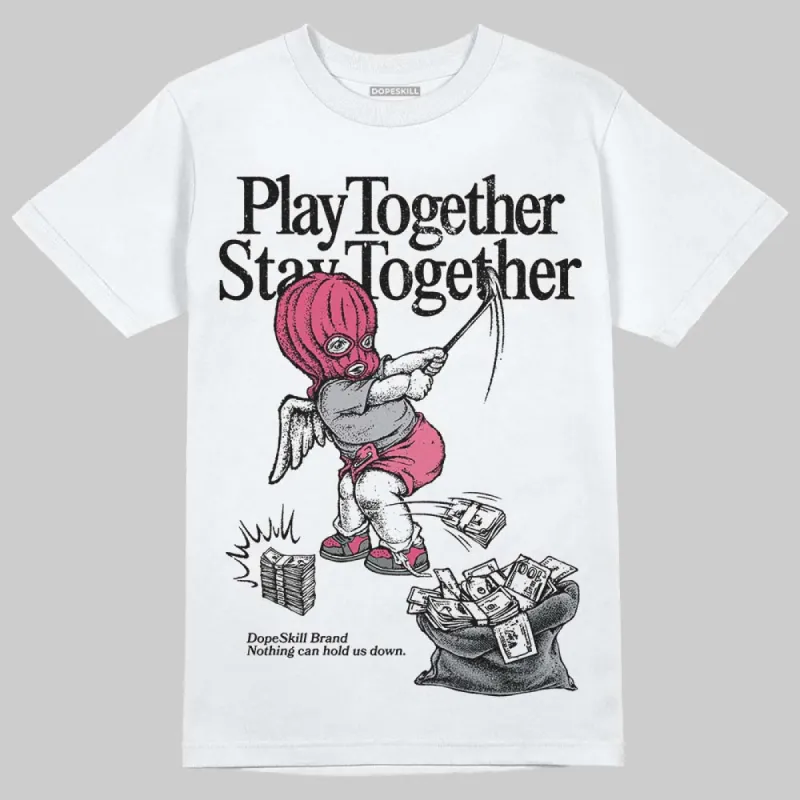 Gel Kayano 14 Pink Glo DopeSkill T-Shirt Play together, Stay together Graphic sold by DopeSkill