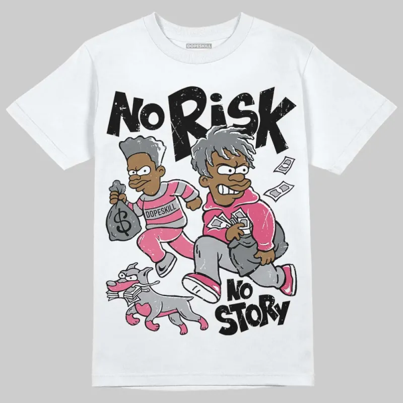 Gel Kayano 14 Pink Glo DopeSkill T-Shirt No Risk No Story Graphic sold by DopeSkill