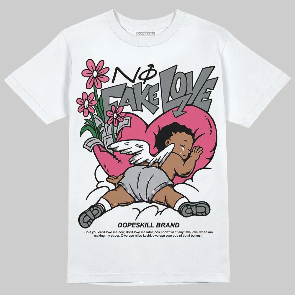 Gel Kayano 14 Pink Glo DopeSkill T-Shirt No Fake Love Graphic sold by DopeSkill